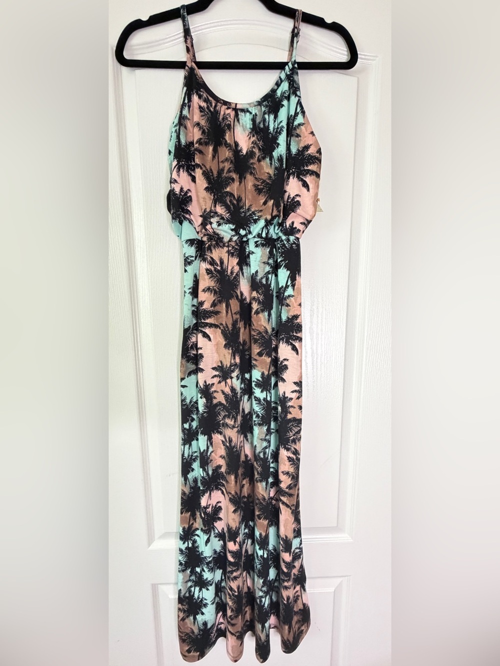 Maxi Dress Tropical Print Size Small New